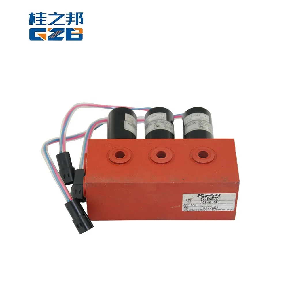 GZB 굴삭기 부품 XE200/XE260C RTS메밸브 제어 밸브 3KWE5G-20/G24W-340