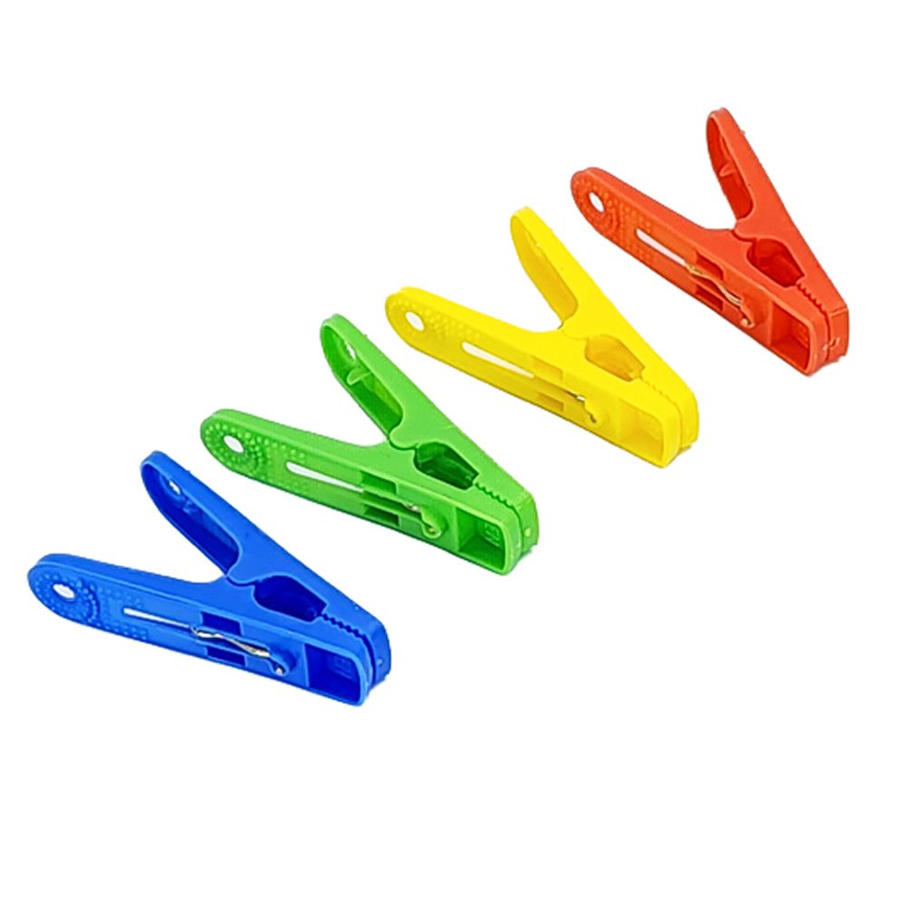 알록달록 빨래집게 (20개입 1세트) A형 애벌빨래 속옷 양말 건조 집게 - 상품 이미지