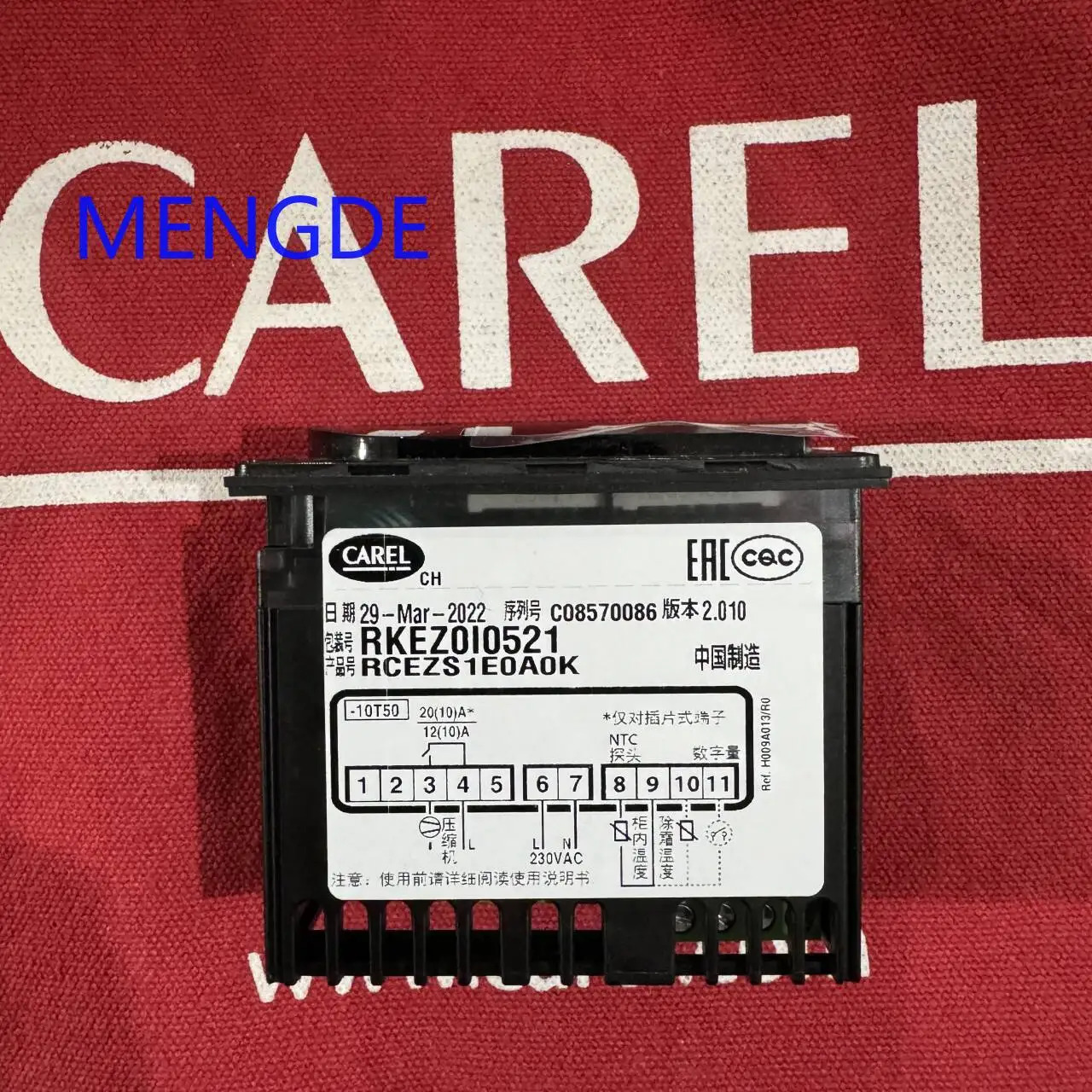 CARLE RKEZ0I0521 센서가 포함된 온도 조절기 새