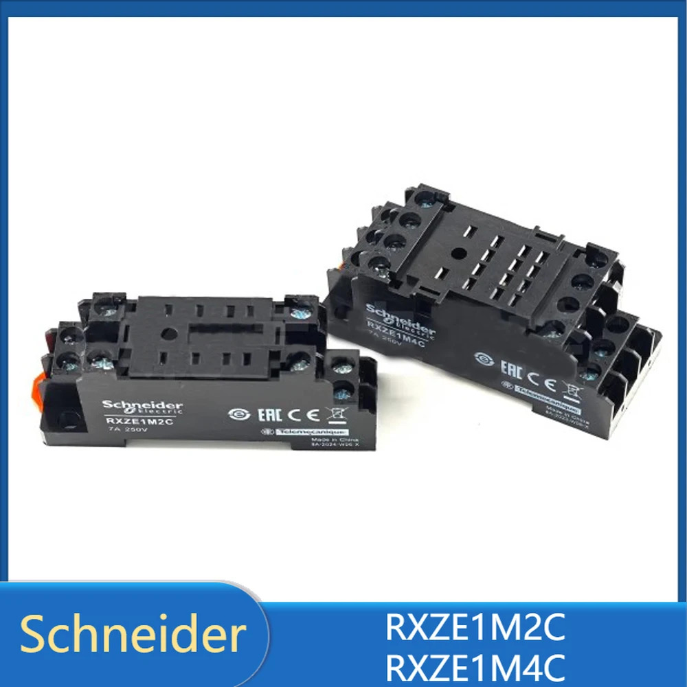 10 Pcs 슈나이더 중릴레이 베이스 RXZE1M2C 8핀 2O 2C RXZE1M4C 4O 4C 14핀 7A 원본