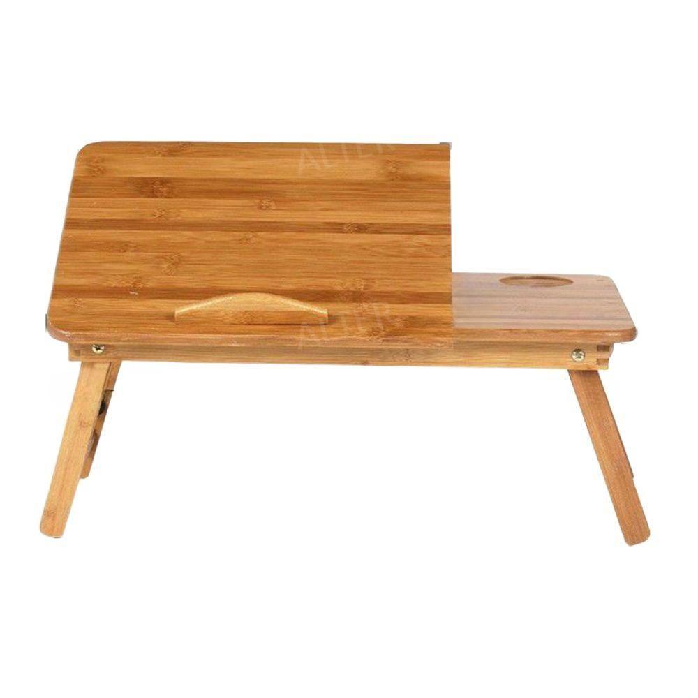 원목 독서대 침대책상 거치대 책받침대 노트북 패드 중형 50x30cm+서랍 - 상품 이미지