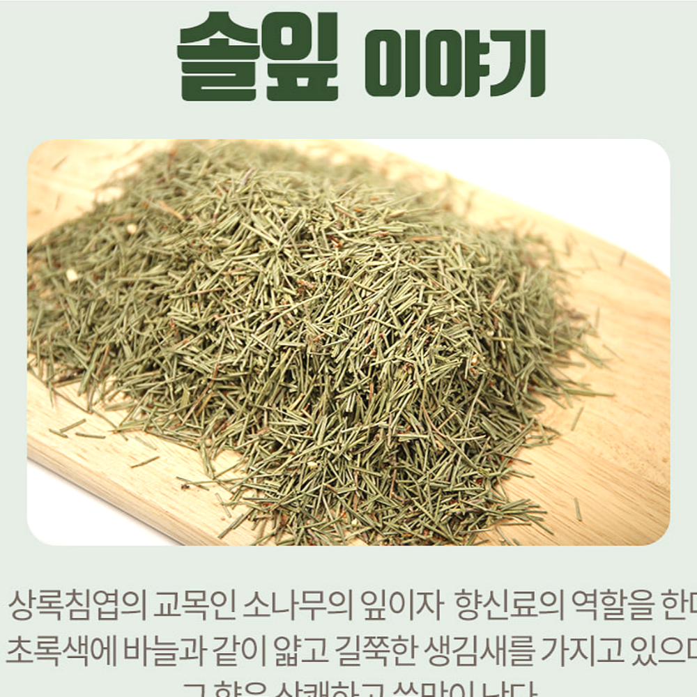 솔잎 효능 대용량 1KG 국산 100% - 상세 이미지 5