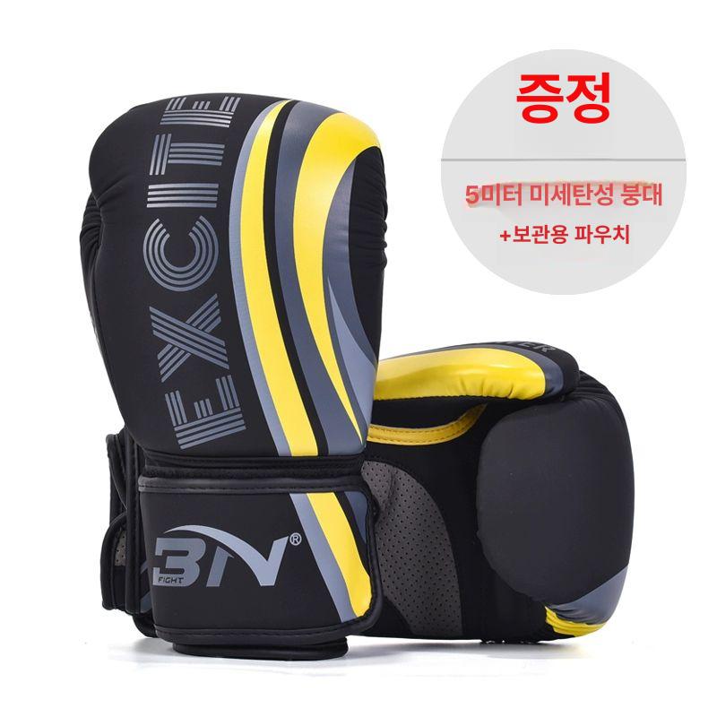 복싱 격투기 장갑 훅앤루프 훈련용 하이프리시젼 스파링용 스위트 블랙 12oz - 상세 이미지 4