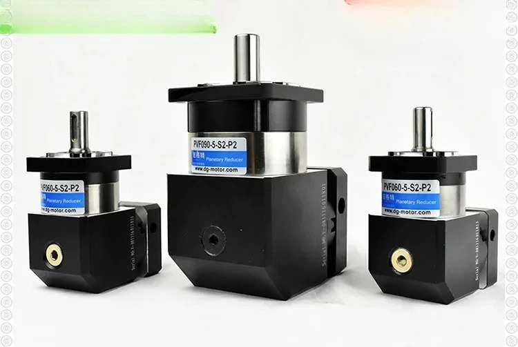 57단계 200W 400W 서보모터 감속기가 직각 PVF60 유성 기어 감속기