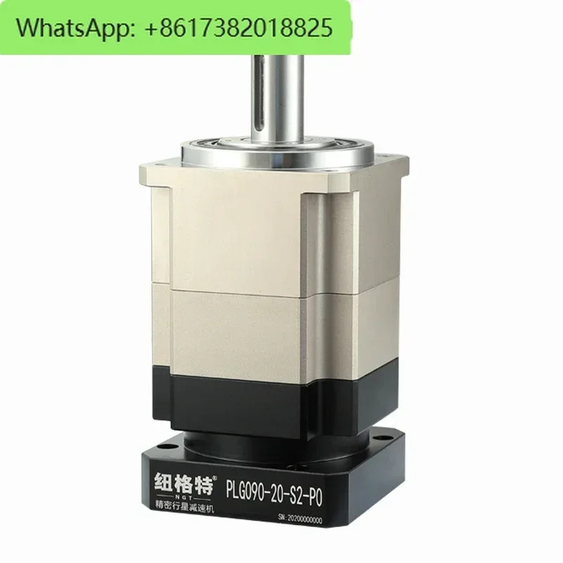 8090 프레임 750W 서보모터 고정밀 헬리컬 유성 감속기 PLG090 장착