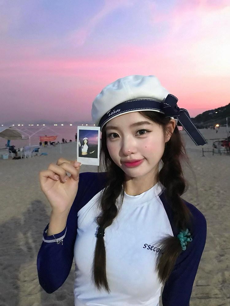 베레모 마린룩 화가 귀여운 코디 코스프레 코스튬 - 상세 이미지 4