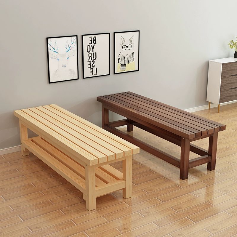 편백나무 원목 벤치 사우나 헬스장 침실 인테리어 의자