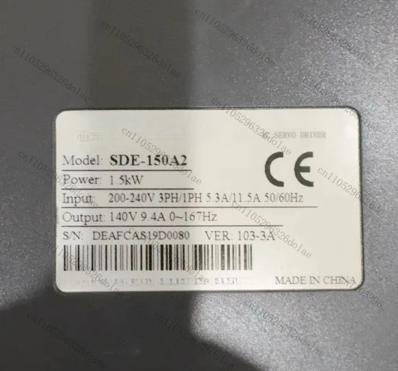 서보 드라이브 SDE-150A2 전력 1.5KW 리퍼 완료