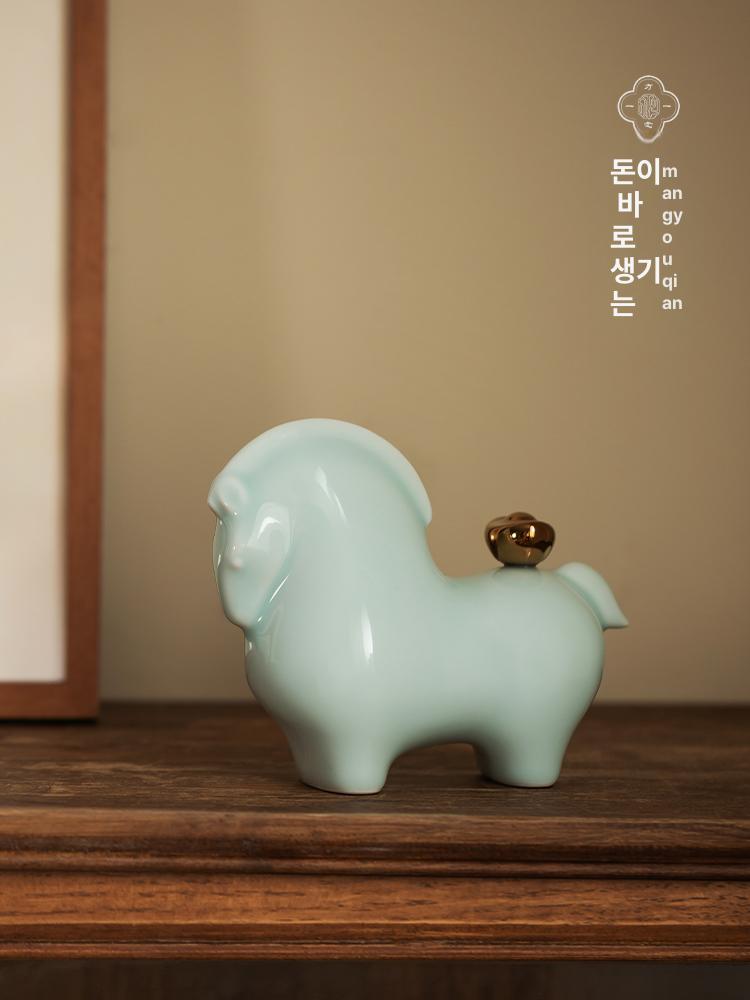 백참 적토마 행운 붉은말의해 해 출산선물 2026년 이미지 가죽키링 말키링 - 상세 이미지 2