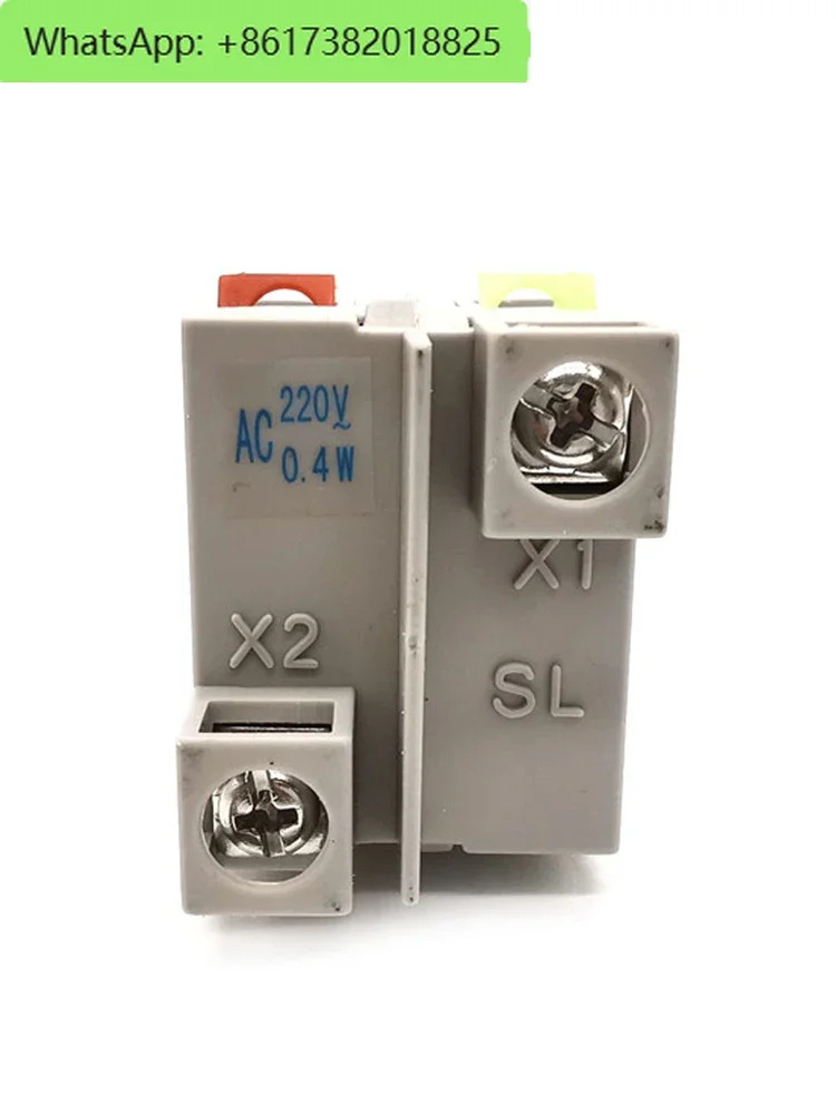 2Pcs LAY37PBC-D 라이트 푸시 버튼 스위치 24V220V380V 조그 항공 품질
