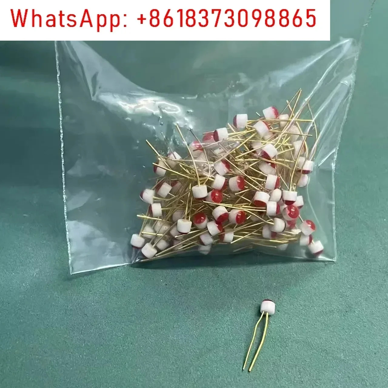 100pcs 세라믹 빨간색 녹색 F3 발광 튜브 C 101812 패키지
