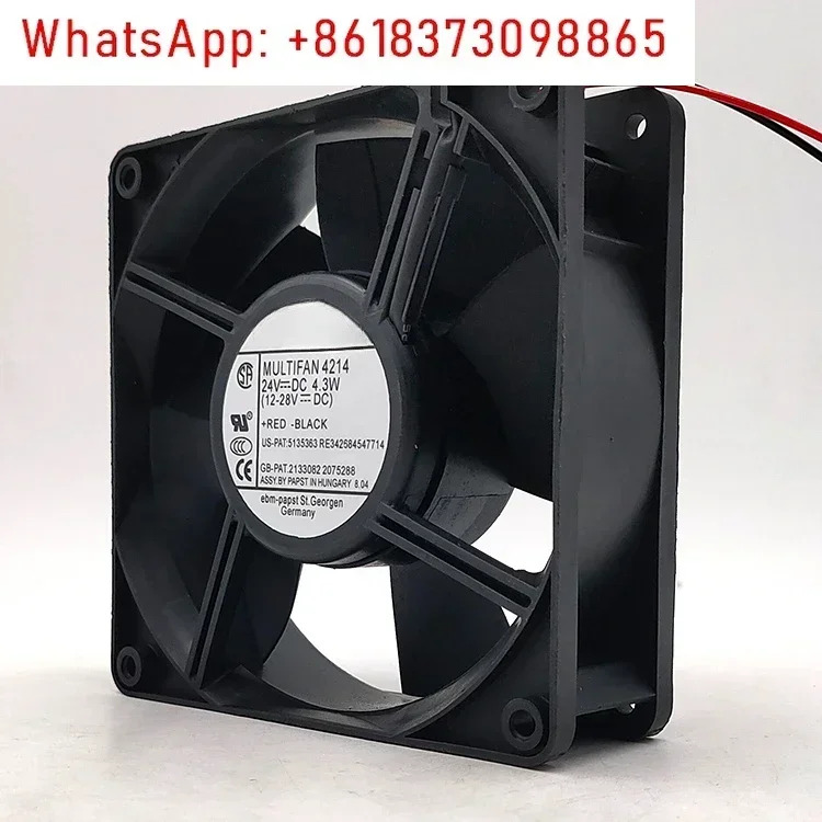 12038 24V 4.3W MULTIFAN TYP4214 대용량 저소음 냉각팬