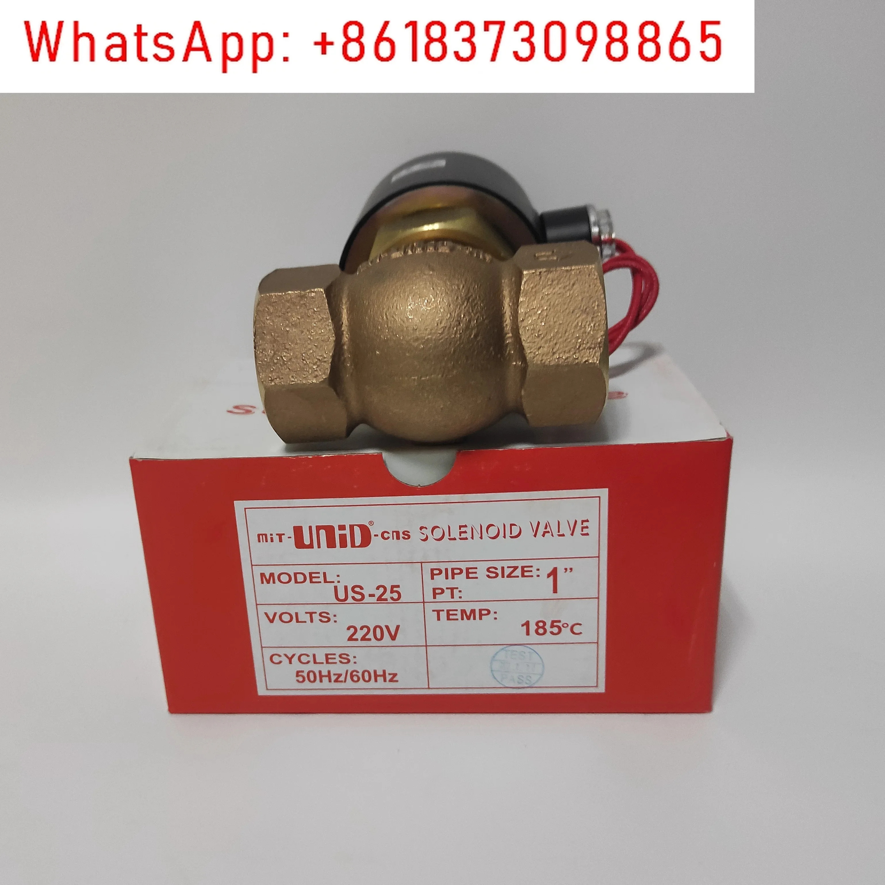 대만 삼각대 기계 솔레노이드 밸브 증기 US-25 1 인치 치아 UNID