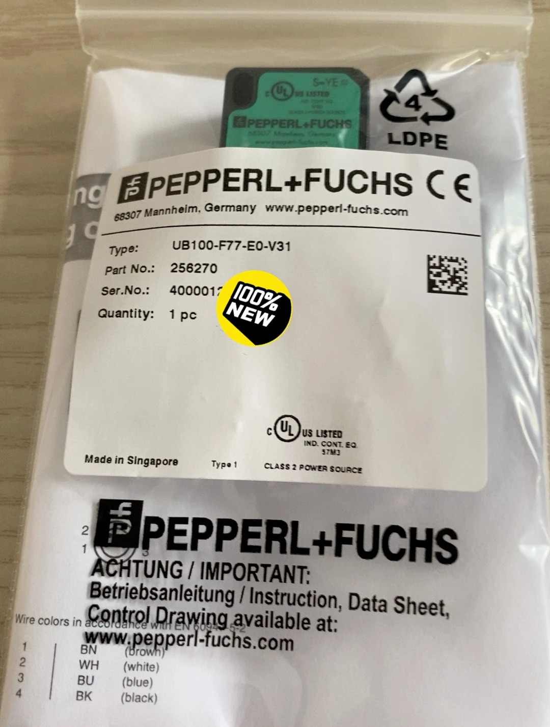 페펠FUCHS 초음파 센서 UB250-F77-E2-V31 UB2000-F42-I-V15 UC4000-30GM호환-IUR2-V15 UC250-F77-EP-IO-V31 UC800-F