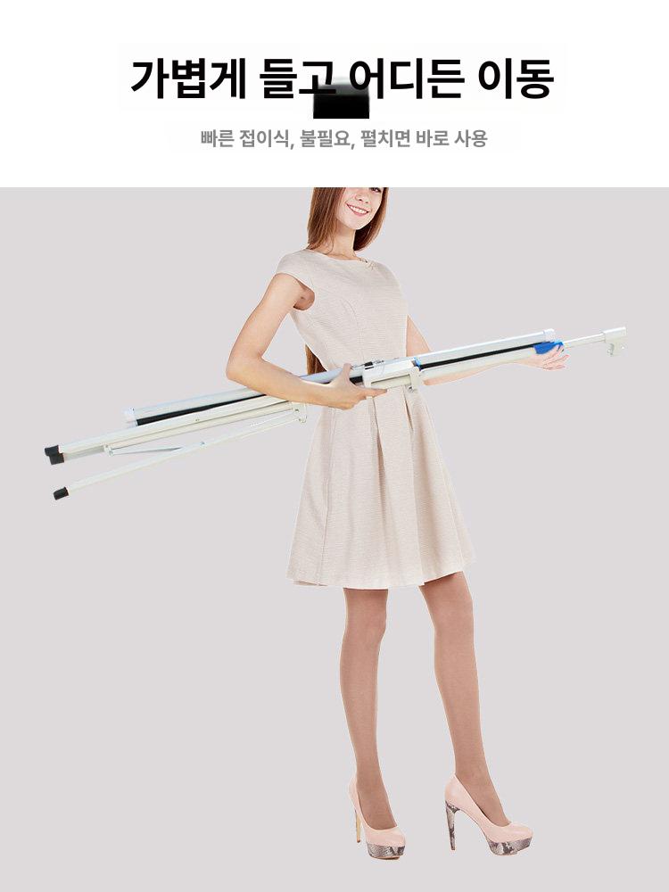 캠핑용 빔스크린 접이식 롤러블 43 차박 이동식 휴대용 50인치 16 9 보관 가방 포함 유리섬유 - 상세 이미지 3