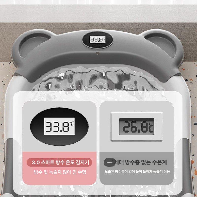 접이식 반려동물 욕조 강아지 고양이 샤워 쿠션 3단 - 상세 이미지 3