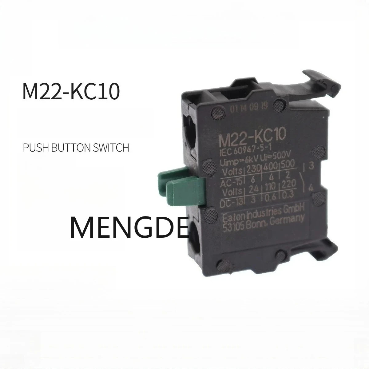10PCS 접촉기 보조 접점 스위치 M22-K10 M22-K01 M22-KC10 M22-KC01 원본