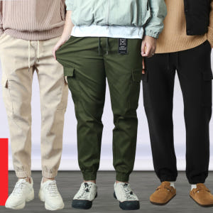 남자 기모 조거팬츠 겨울 작업복바지 카고바지 골덴 코듀로이 면 빅사이즈 ... 착용 후기 | 사이즈/핏 총정리 - 상품 이미지 1