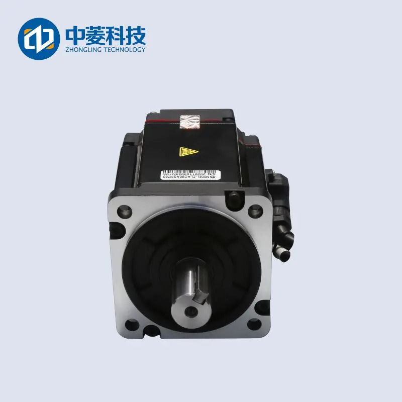 중링 테크놀로지 750W DC 브러시리스 서보모터 80 플랜지 2500 엔코더 2.38N 수치 제어 기계 도구