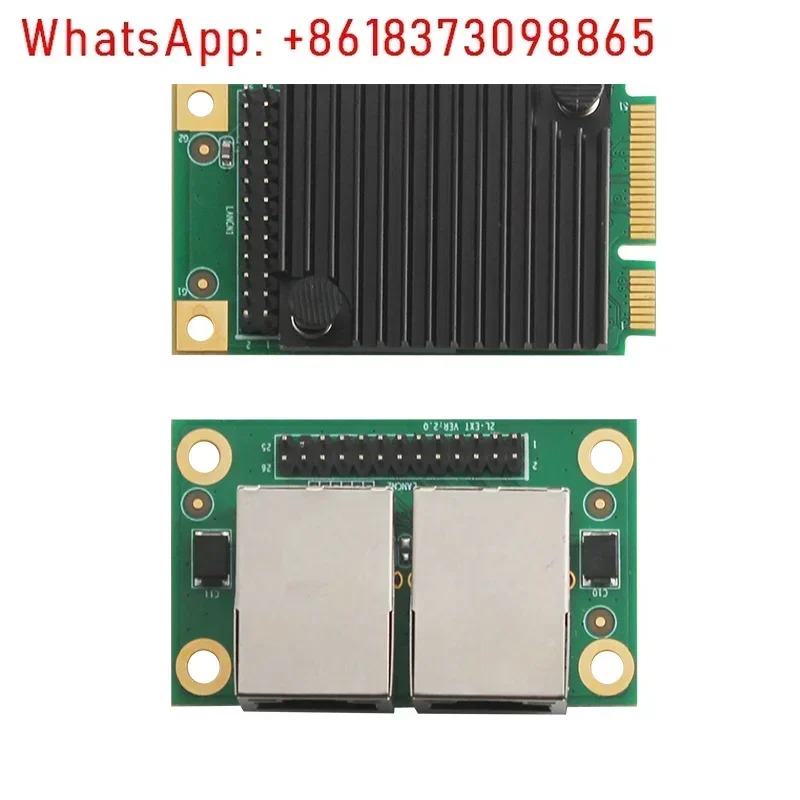 2L-EXT 미니 pcie 네트워크 인터페이스 카드 확장 2개i211/210 기가비트 포트