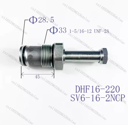 2위치 2방향 나사형 플매트 카펫 러그단방향 정상적으로 닫힌 솔레노이드 밸브 DHF16-220 SV16-20