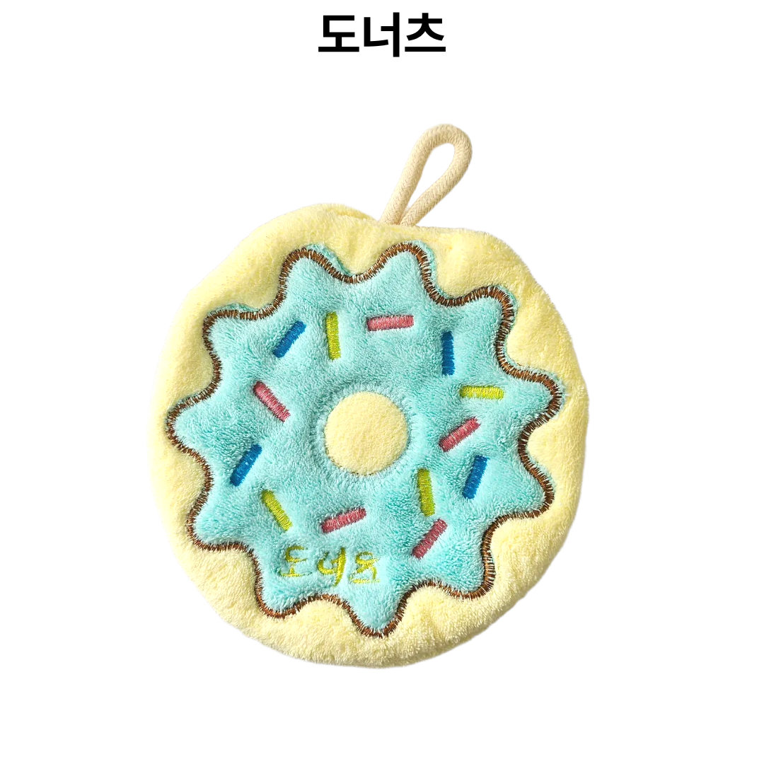 브레드 주방핸드타올 1P 이쁜 주방수건 귀여운 인테리어 답례품 (디자인 선택가능) - 상세 이미지 4