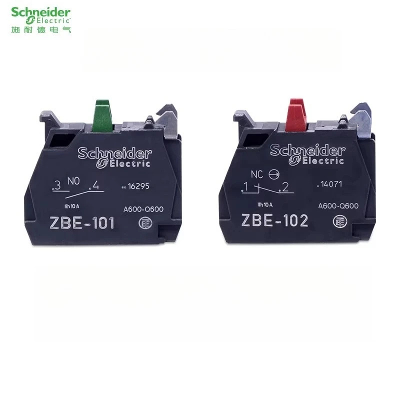 10 PCS Schneider ZBE101 ZBE102 XB4 버튼 접촉 모듈 ZBE1015 ZBE1025 신규