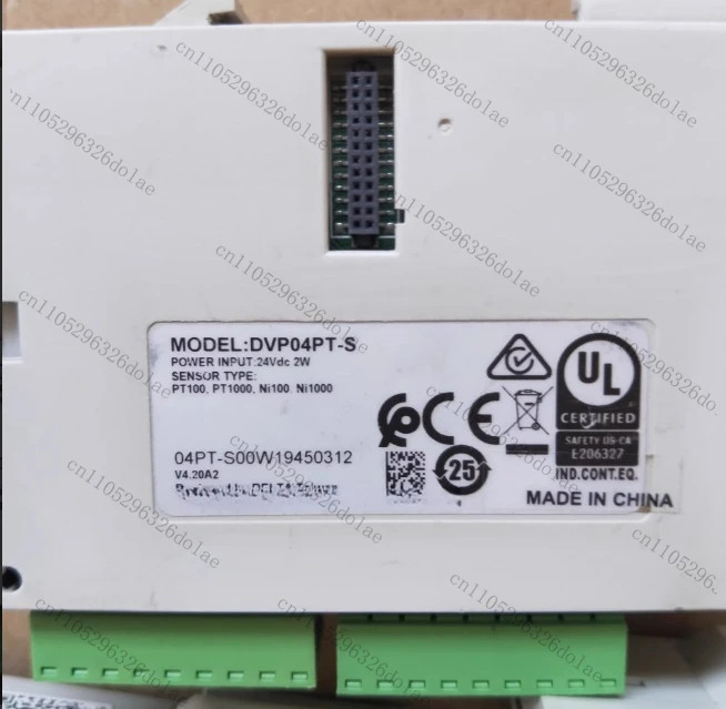 PLC 확장 DVP04PT-S 온도 모듈 리퍼 완료 잘 작동함
