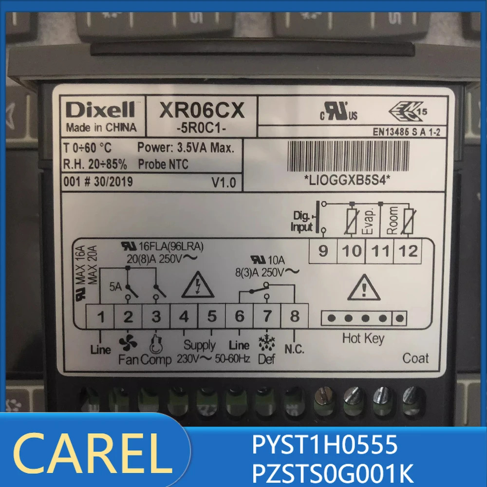 CAREL XR06CX-5R0C1 PZSTS0G001K 센서가 온도 컨트롤러 새 원본