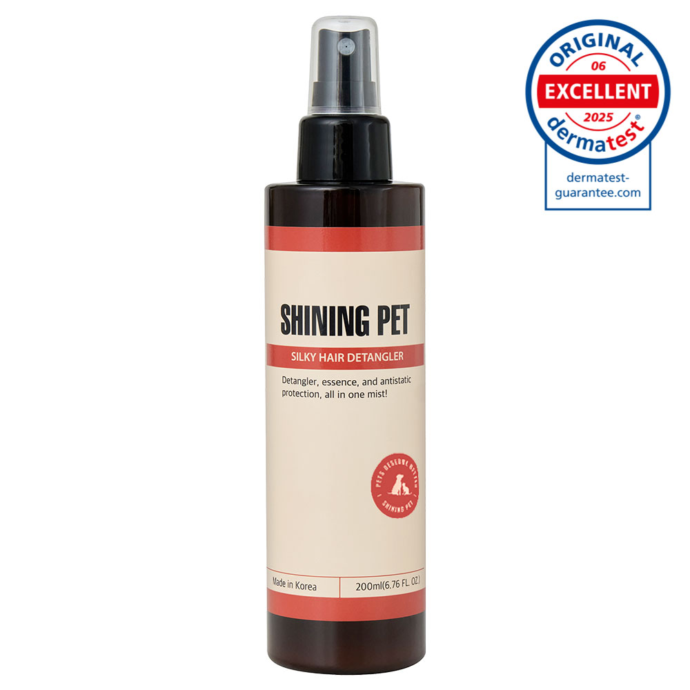 샤이닝펫 실키헤어 디탱글러 강아지 미스트 보습 스프레이 윤기 정전기 케어 200ml, 1개 제품 이미지