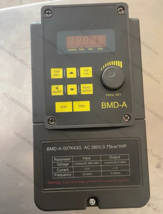 주파수 변환기 BMD-A-007K43G 0.75KW 380V 리퍼 완료 OK