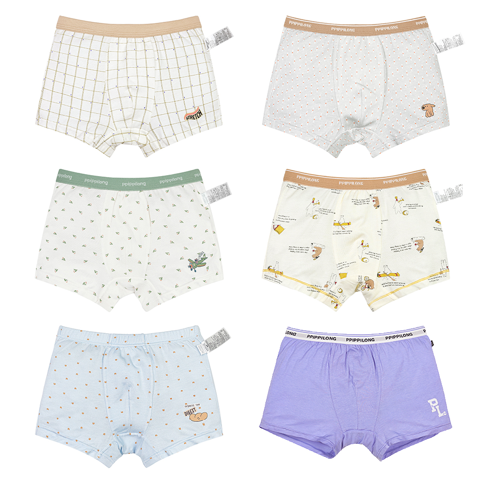 [삐삐롱]무형광 아동 남아 드로즈 사계절 사각팬티 제품 이미지