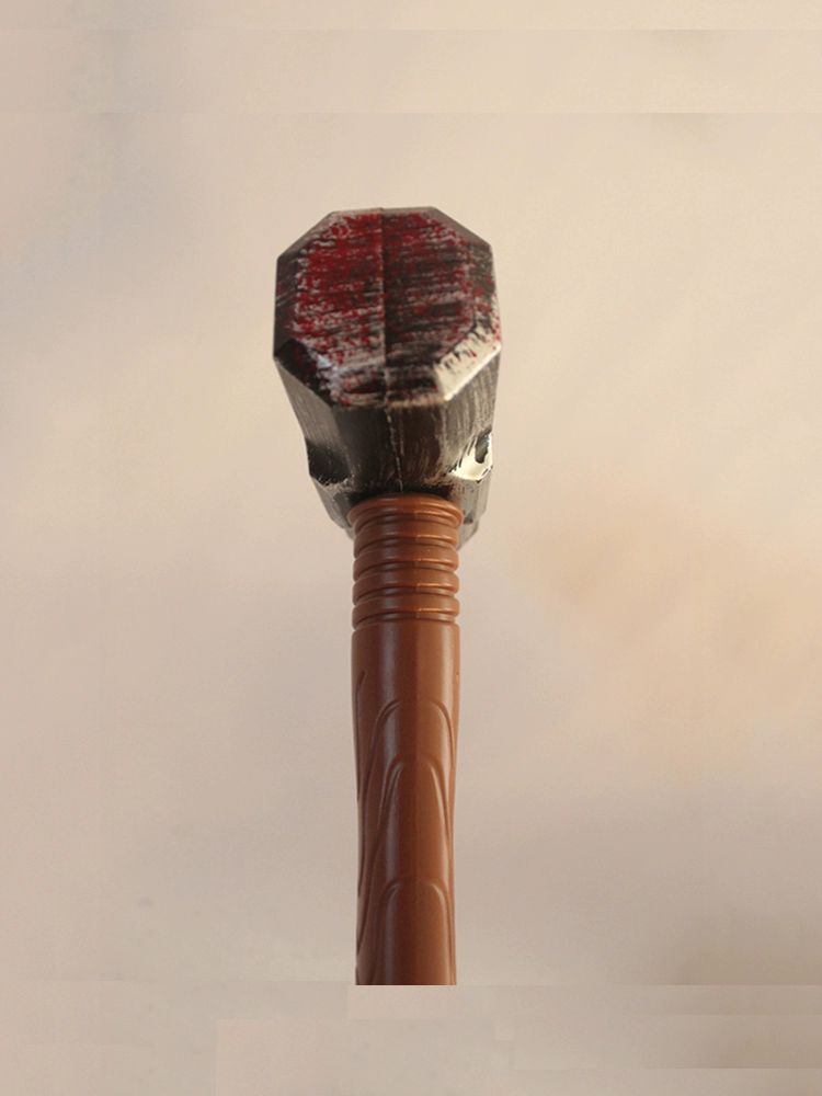 할로윈 무기 소품 플라스틱 망치 오함마 연극 무대용 26cm - 상품 이미지