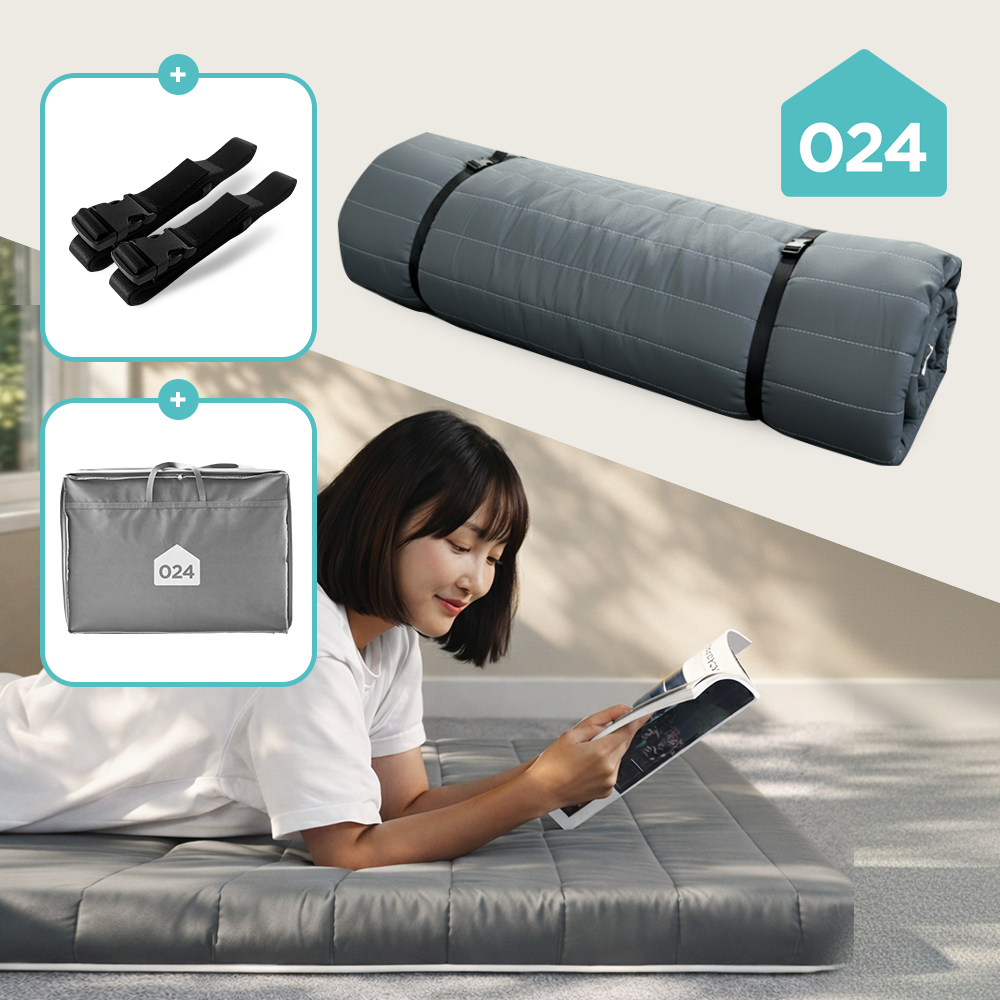 024홈 국민토퍼 매트리스 푹신한 접이식 손님용 바닥 침대 토퍼 5cm 멀티싱글