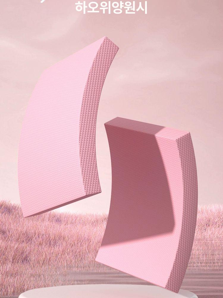 운동 매트 부상방지 스카이블루 헬스장 운동매트 논슬립 미디엄 블루그린 투톤 50 x 40x4cm - 상세 이미지 3
