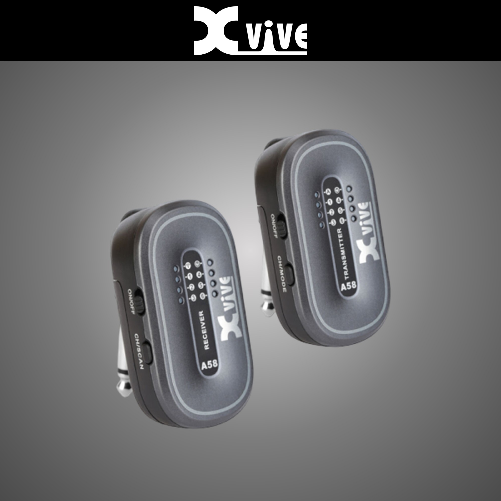 Xvive A58 엑스바이브 5.8GHz 기타 베이스 전용 무선 시스템 송수신기 와이어리스 - 상세 이미지 5