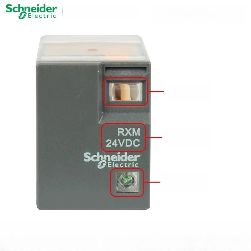 10PCS 슈나이더 릴레이 RXM2LB2BD RXM2LB2P7 RXM2LB2B7 RXM2LB2F7 RXM2LB2JD RXZE1M2C RXZE2S108M 2NO 2NC 5A LED