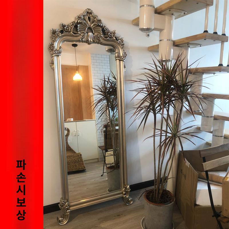 골드전신거울 대형 현관 옷가게 인테리어 엔틱 피팅룸 라지 앤티크골드 스탠드 포함 기타 아니요 - 상세 이미지 3
