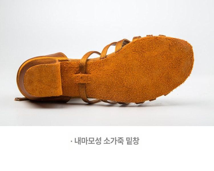 라인댄스 댄스화 스포츠댄스 라틴 모던 탱고 사교 살사 교차 화이트 저장 + 구매시 댄스화 가방 22 - 상세 이미지 5