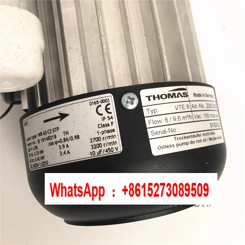 독일 토마스 오일 프리 로터리 베진공 펌프 VTE8 220V 23637425