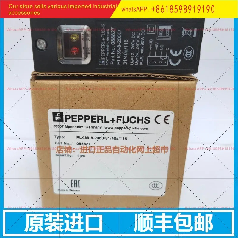 페퍼롤푹스 확산 반사형 광전센서 RLK39-54 RLK39-8-2000-Z/31/40A/116 품