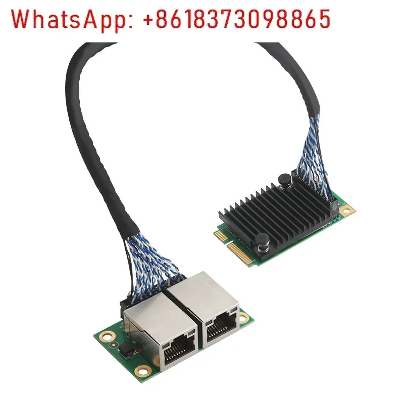 2L-EXT 미니 pcie 네트워크 인터페이스 카드 확장 2개i211/210 기가비트 포트