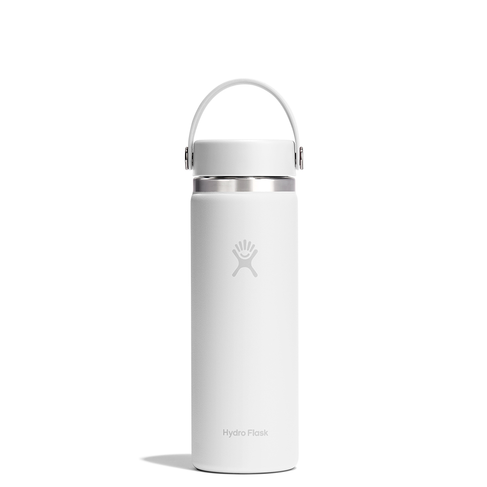 하이드로 플라스크 20온즈 591ml 와이드 플렉스캡 텀블러 화이트 뉴 - 상품 이미지