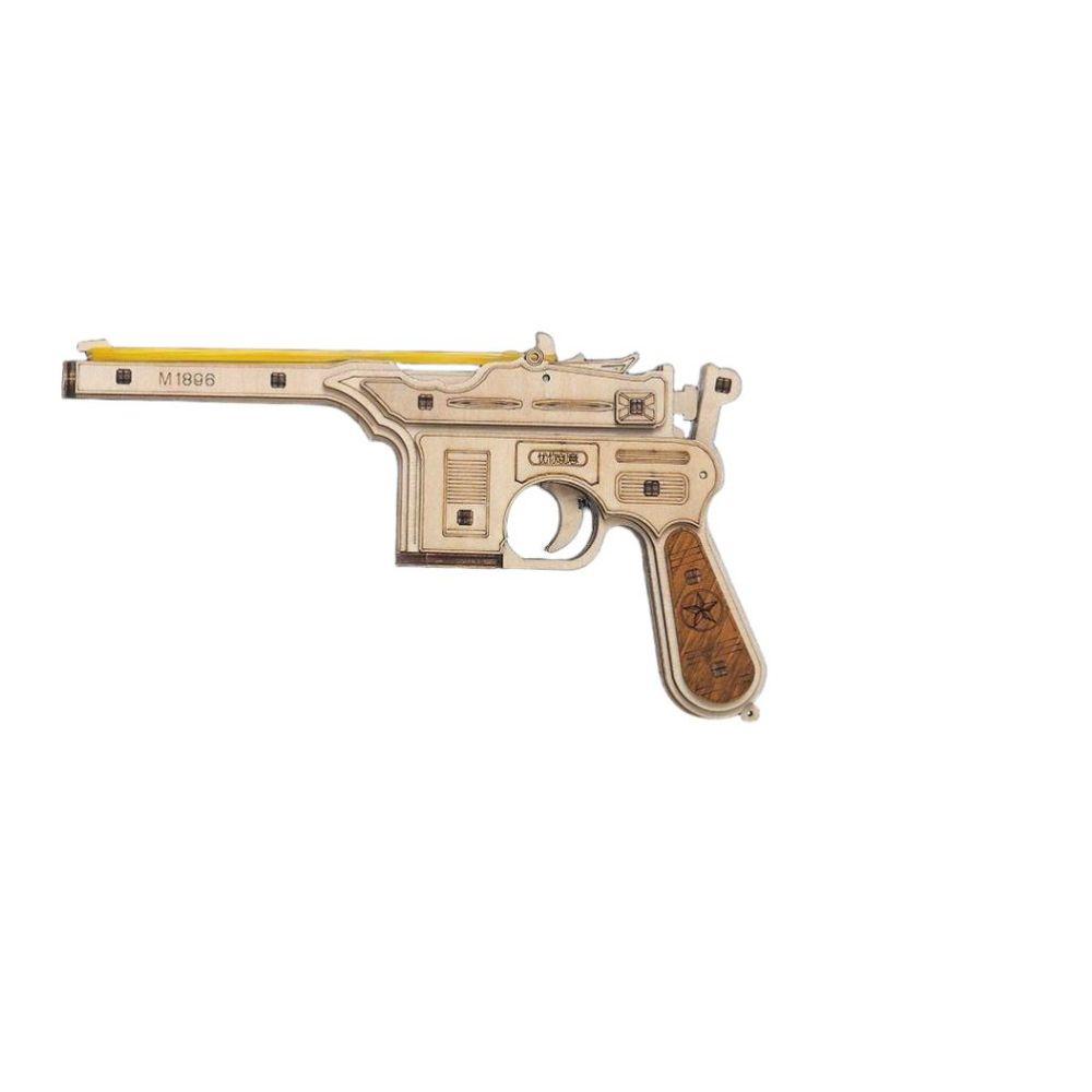 AWM 3D 우드퍼즐 고급 조립 DIY 장식 저격총 목재 미니어처 소품 모형 키트 AK47 폭행 스테퍼 JS801 - 상품 이미지
