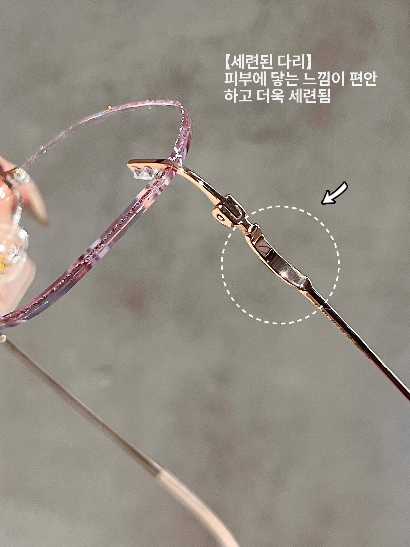 친밀한리플리 이승연안경 캣아이티타늄안경 93 - 상세 이미지 4