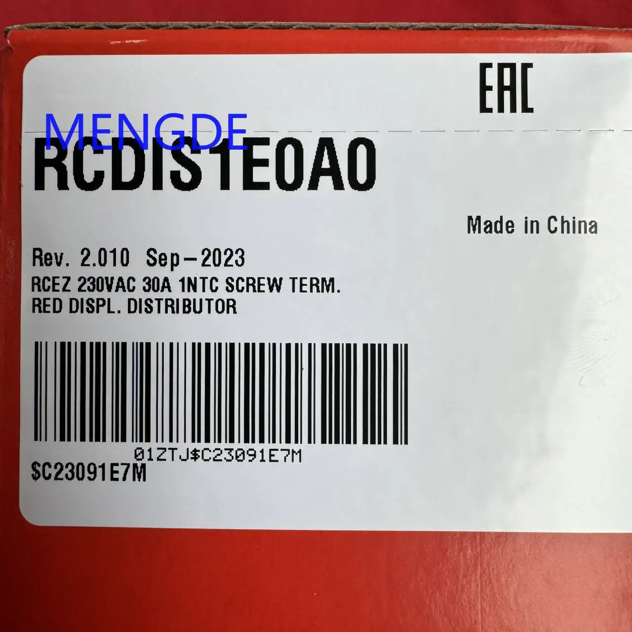 CAREL RCDIS1E0A0 온도 컨트롤러 조절기센서 새 원본