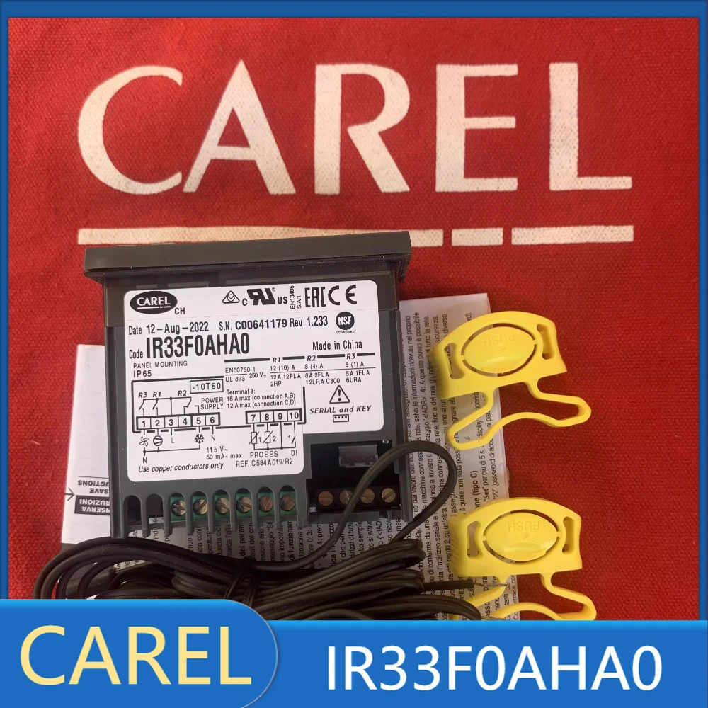 CAREL IR33F0AHA0 센서 115V 온도 컨트롤러 새 원본