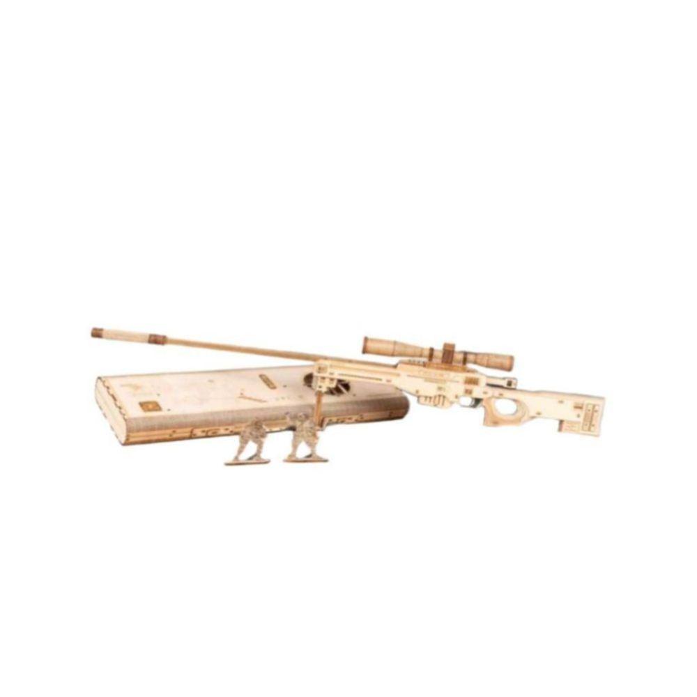 AWM 3D 우드퍼즐 고급 조립 DIY 장식 저격총 목재 미니어처 소품 모형 키트 AK47 폭행 스테퍼 JS801 - 상세 이미지 2