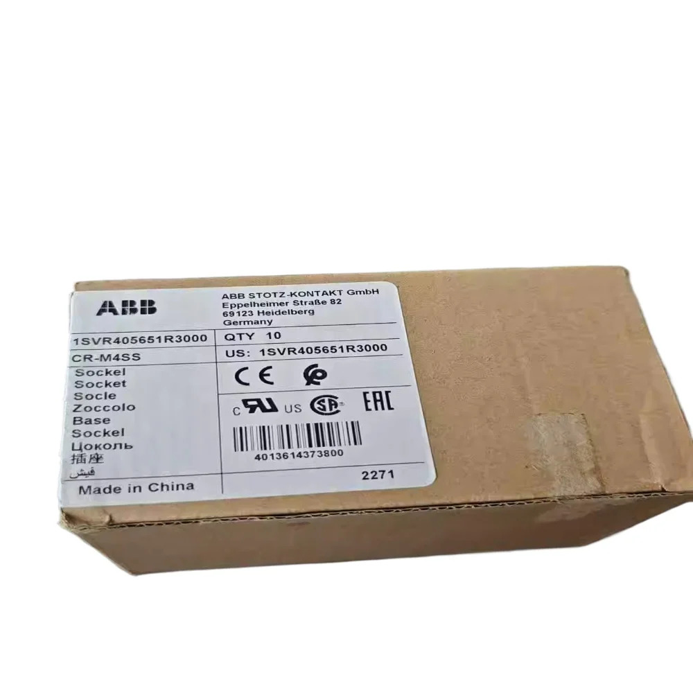 2 PCS ABB CR 중릴레이 10095970 CR-M4LS 1SVR405651R3100 1SVR405612R3000