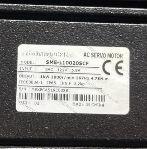 1개 서보모터 1KW SME-L10020SCF 리퍼 완료